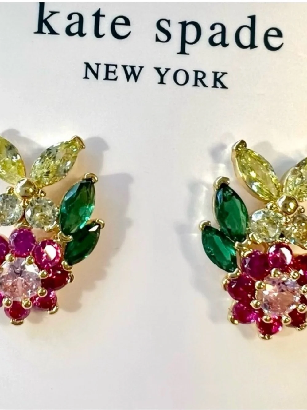 $68 Kate Spade New Bloom Flower Multicolor Earrings
